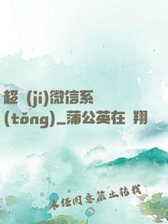 超級(jí)微信系統(tǒng)