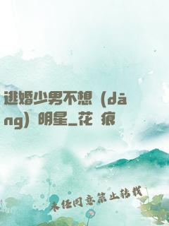 逃婚少男不想當(dāng)帶明星