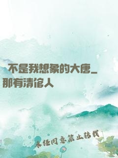 這不是我想象的大唐