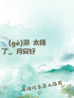 這個(gè)游戲太棒了