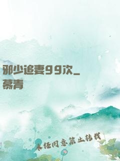 邪少追妻99次