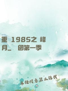 重啟1985之巔峰歲月