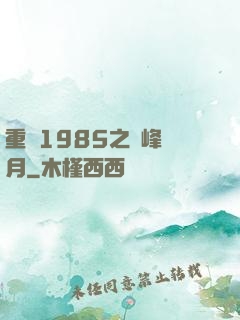重啟1985之巔峰歲月
