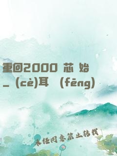 重回2000從芯開始