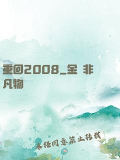 重回2008