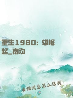 重生1980:梟雄崛起