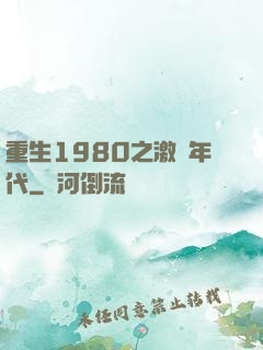 重生1980之激蕩年代