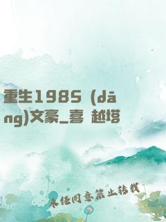 重生1985當(dāng)文豪