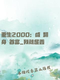 重生2000：咸魚翻身變首富