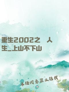 重生2002之瀟灑人生