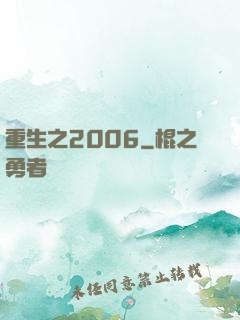 重生之2006