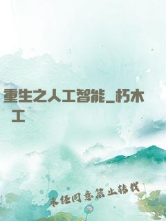 重生之人工智能