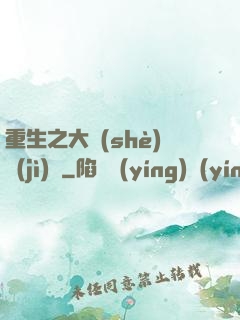 重生之大設(shè)計(jì)師