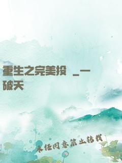 重生之完美投資