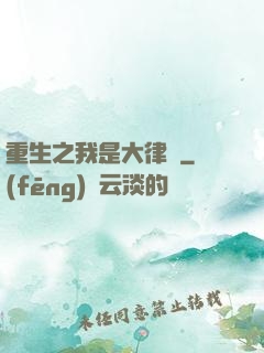 重生之我是大律師