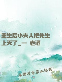 重生后小夫人把先生寵上天了