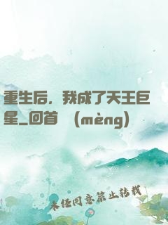 重生后，我成了天王巨星