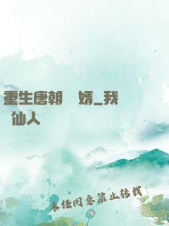 重生唐朝當贅婿