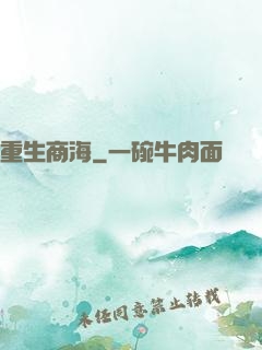 重生商海