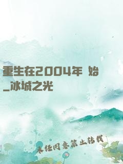 重生在2004年開始