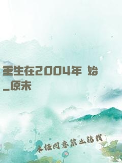 重生在2004年開始