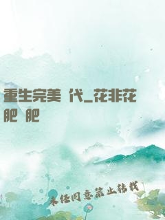重生完美時代