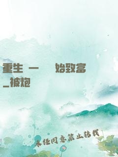 重生從一塊磚開始致富