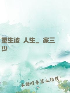 重生波瀾人生