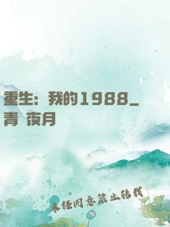 重生：我的1988
