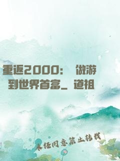 重返2000：從做游戲到世界首富