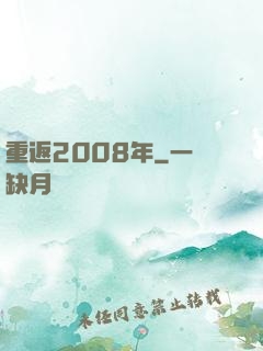 重返2008年
