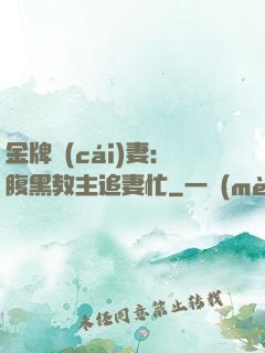 金牌財(cái)妻：腹黑教主追妻忙