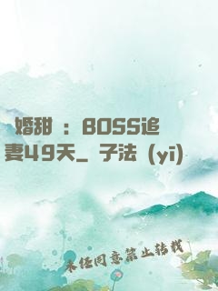 閃婚甜愛：BOSS追妻49天