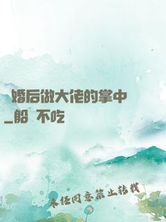 隱婚后做大佬的掌中嬌