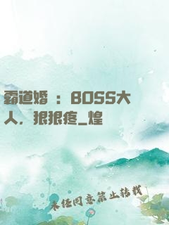 霸道婚寵：BOSS大人，狠狠疼