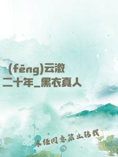 風(fēng)云激蕩二十年
