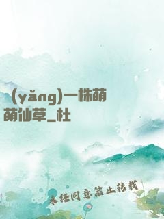 養(yǎng)一株萌萌仙草