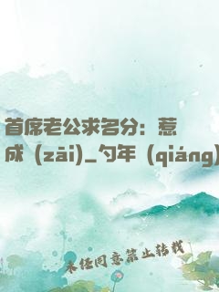 首席老公求名分：惹愛成災(zāi)