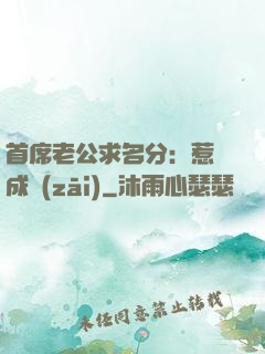 首席老公求名分：惹愛成災(zāi)