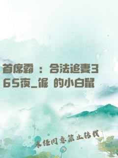 首席霸愛：合法追妻365夜