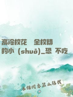 高冷?；S為全校精靈的小說(shuō)
