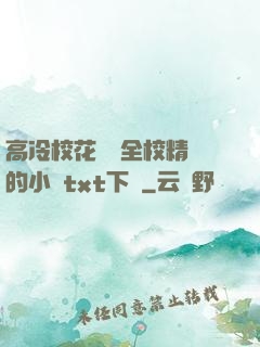 高冷?；S為全校精靈的小說txt下載