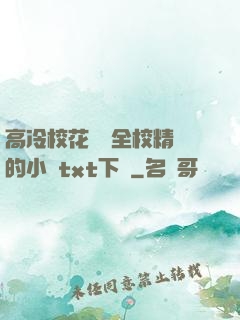 高冷?；S為全校精靈的小說txt下載