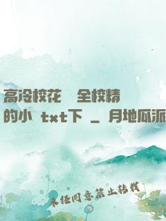 高冷?；S為全校精靈的小說txt下載