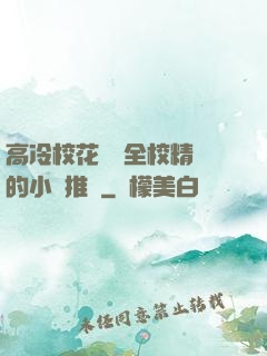 高冷?；S為全校精靈的小說推薦