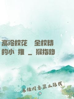 高冷?；S為全校精靈的小說推薦