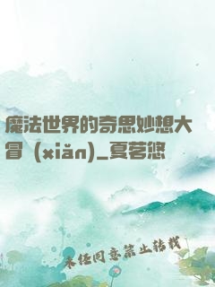 魔法世界的奇思妙想大冒險(xiǎn)